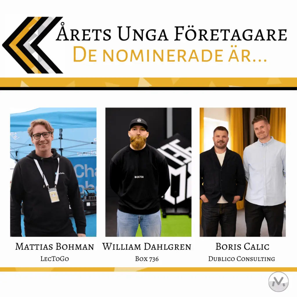 ÅRETS UNGA FÖRETAGARE 2022