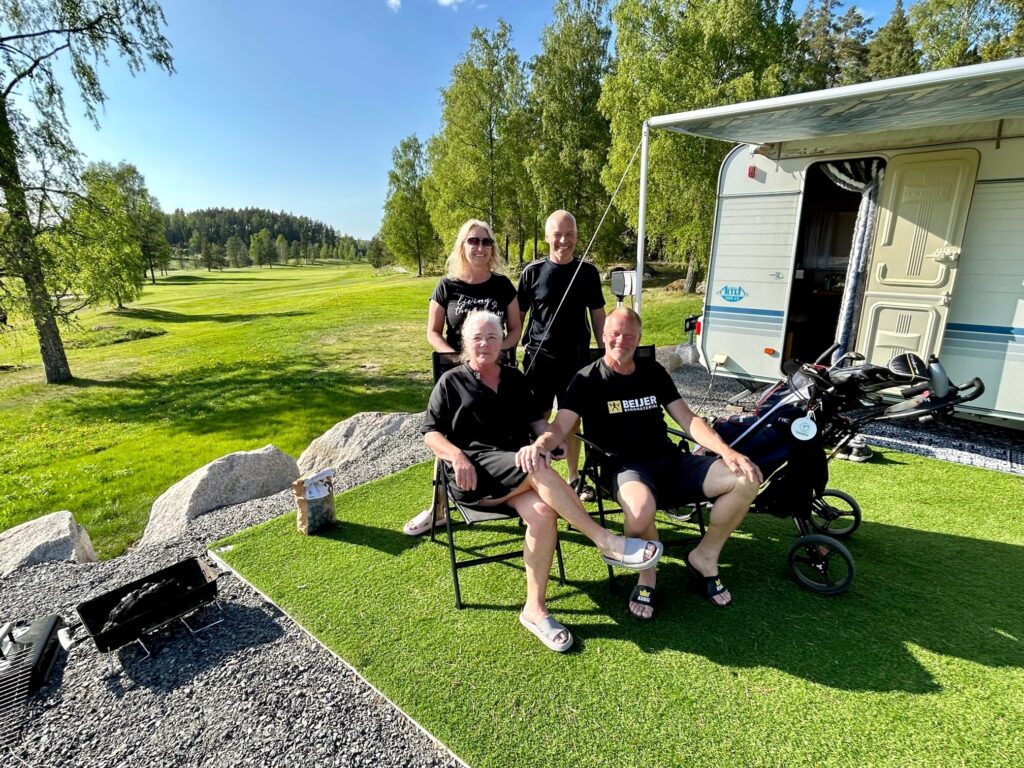 Ställplatser lockar golfare till Korslöt