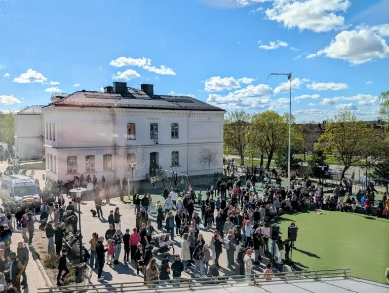 S:t Olofsskolan firade 140 år, ViS Småstöd bidrog till festligheterna